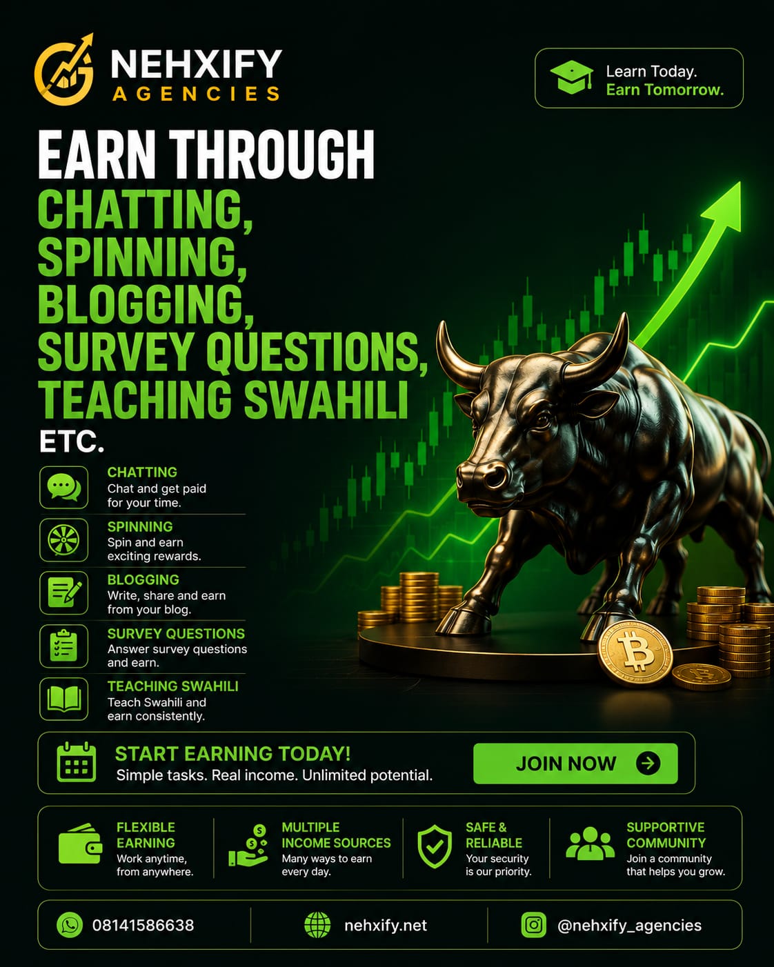 Nehxify Earnings